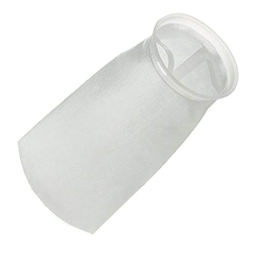 Honritone 7 Inch Ring by 18 Inch Long Felt Filter Sock 5 Micron - Liquid Fabric Sump Filter Bag - 1 Pack