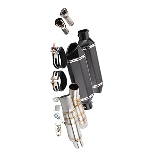 Tubo de enlace medio para Kawasaki Z1000 que optimiza el flujo de gases y el sonido del escape