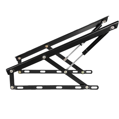 Elevador de cama de resorte de gas resistente para otomanas y camas de almacenamiento, mecanismo de elevación hidráulico para un fácil acceso y soluciones de almacenamiento mejoradas