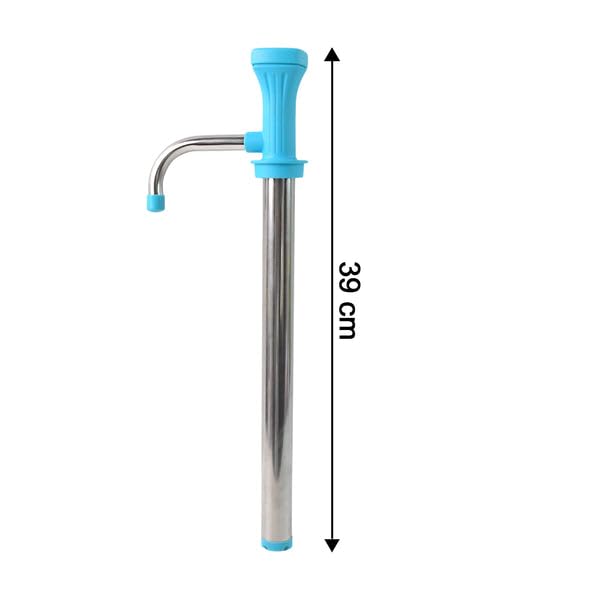 Image of SUPERMOM Oil Pump - Manual Hand Pump for Kitchen, Garage, Tin Cans, Automatic Bottle Fuel Transfer, Stainless Steel Fluid Pumping Machine for Oil and Other Liquids Dispenser, Easy to Use (1 Pc)