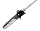 metabo Hochentaster-Aufsatz MA-MS 25-18 V, 25 cm Schienenlänge, 18 m/s - Präzise Schnitte, automatische Kettenschmierung, werkzeugloser Wechsel, geringe Vibrationen - Für MA 36-18 LTX BL Q