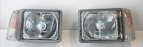 Generico Fari anteriori per Panda 141 750 dal 1986 al 2003 Fanali Coppia destro - sinistro Luci faro fanale luce anteriore REGOLAZIONE MANUALE 31710/1-31720/1