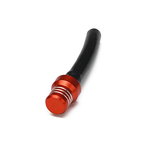 Image of Motorcycle Gas Cap Vent Hose 6PCS Fuel Tank Tube Breather CNC for 65 85 125 150 250 300 350 450 500 530 SX SXF EXC EXC-F EXC-R XCW XCF XC XC-F Dirt Pit Bike ATV Quad Orange
