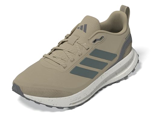 adidas RUNFALCON 5 TR Running Shoes, Zapatillas para Correr Mujer, Warm Sandstone/preloved Teal/Grey Four, 40 EU