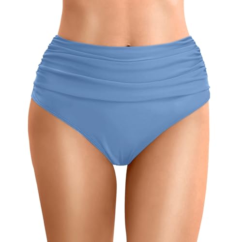 Braga De BañO Tanga para Mujer Sexy Inferior Bikini Cintura Alta BañAdor Talla Grande Menstrual NiñA Traje DiseñAdos Mujeres Y NiñOs