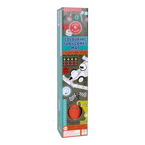 Tapis de coloriage Cars Floss and Rock en silicone lavable pour enfants