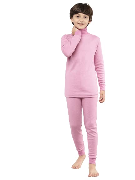 Men's Solid Regular Fit Kids Thermal Tops-image-26