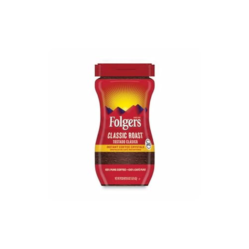 Folgers Instant Coffee Crystals, Classic Roast, 16 Ounce image 2