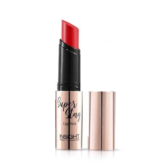 Image of INSIGHT Super Stay Lipstick | Lightweight Formula | Long Wear | Transferproof | Waterproof - (SCARLETT) 7g (Pack of 2)