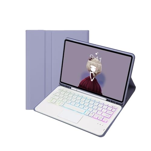 Teclado y ratón YSJX para iPad Air 13 2024 que soluciona la escritura lenta en pantalla