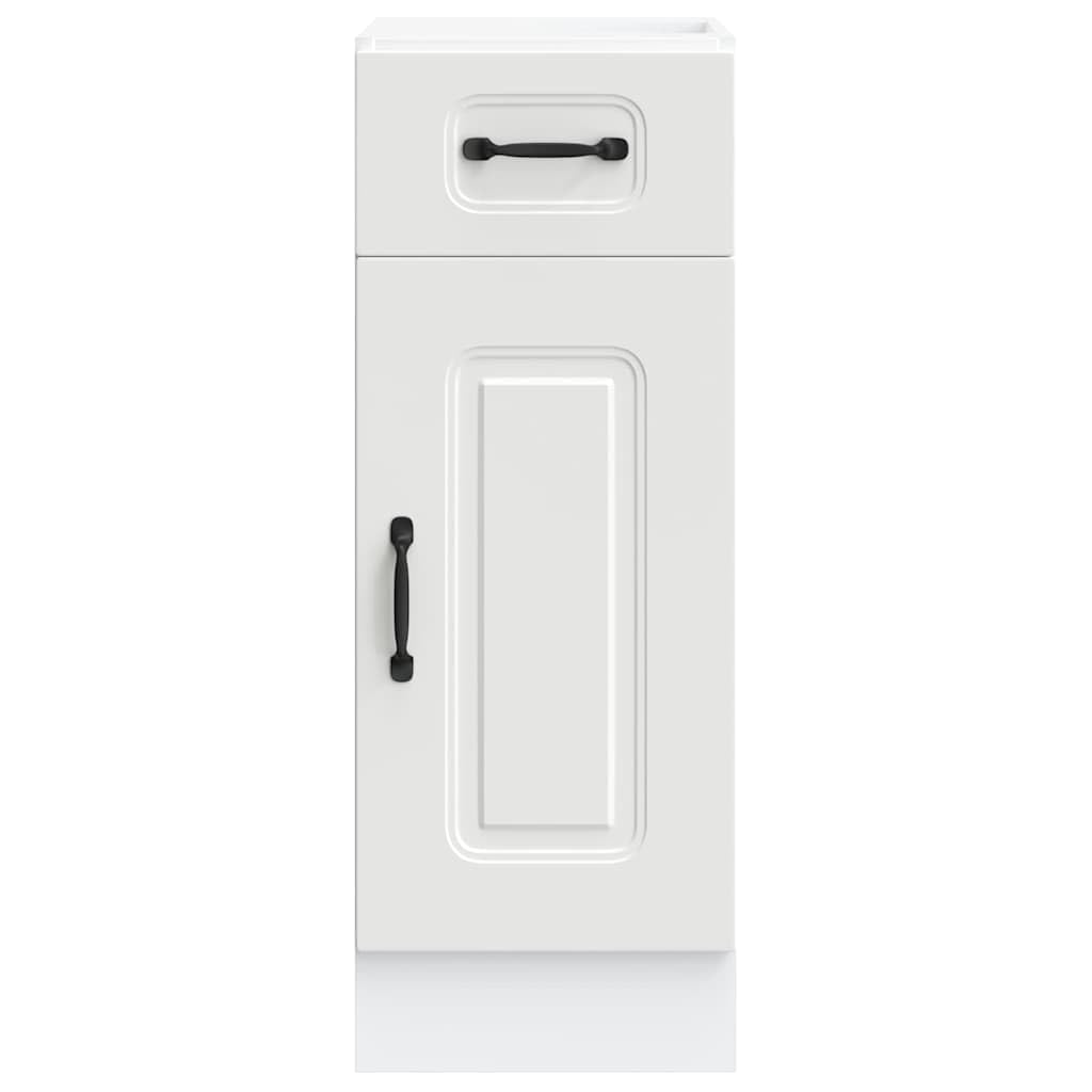 Armoire de cuisine Kalmar blanc bois d ingénierie