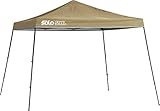 Quik Shade Solo Steel 11 x 11 ft. Slant Leg Canopy, Khaki (167542DS)