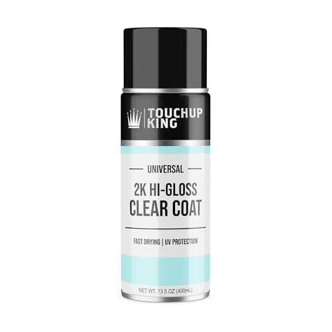 TOUCHUP KING 2K Glamour High Gloss Aerosol Clearcoat Cover