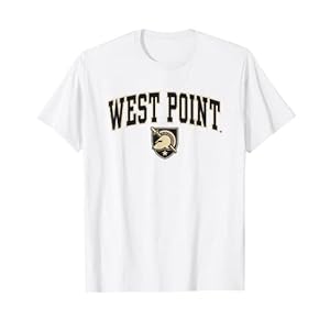 Army Black Knights Arch Over White Officially Licensed T-Shirt