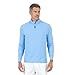 IBKUL Athleisure Wear Sun Protective UPF 50+ Icefil Cooling-Long Sleeve Mock Neck Pullover (Modern Fit)-90199 Peri/Solid/XXL