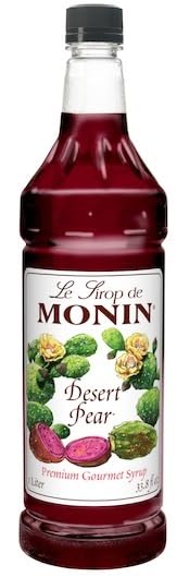 Miniatura 2 de Monin - Jarabe gourmet premium, pera del desierto y fruta del dragón, 33.8 onzas (paquete de 2) - con agitador Make Your Day