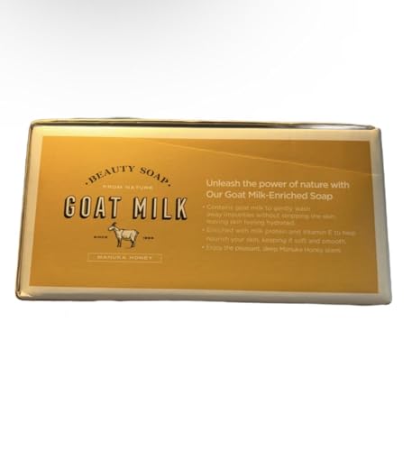 GOAT MILK MANUKA HONEY GOAT MILK SOAP MANUKA HONEY 12 SOAP BARS(SET of 12) 3.17 oz X 12 (90G X12) image 5