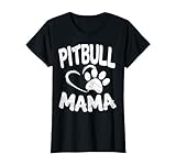 Pitbull Mama T-Shirt Pit bull Lover Dog Gift Terrier Mom Tee T-Shirt