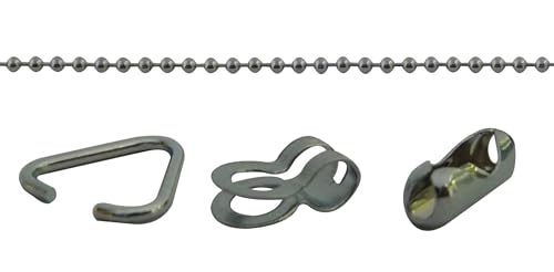 Chaîne boule laiton chromé + accessoires