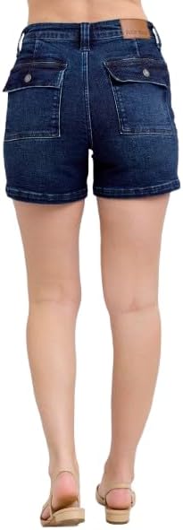 Judy Blue High Waist Back Flap Pocket Shorts 150304 - Image 2