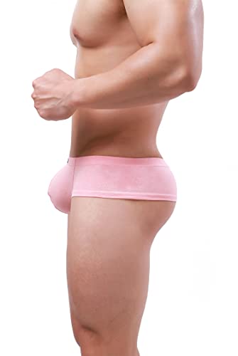 iKingsky Men's Cotton Cheeky Boxer Briefs Sexy Brazilian Back Mens Underwear Low Rise Mini Cheek Thong Soft Under Panties3