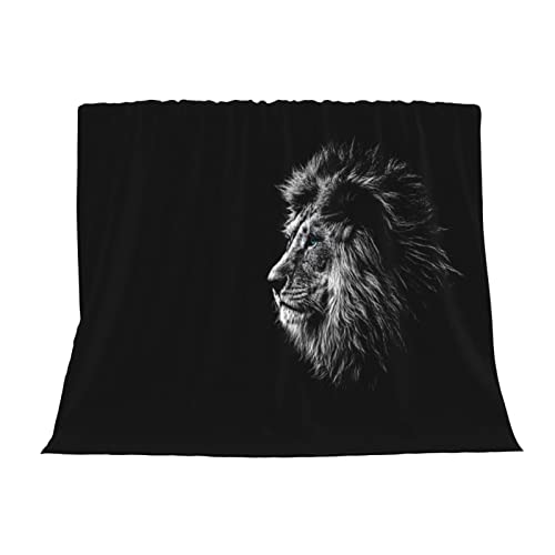 Couverture lion en flanelle microfibre douce pour lit et canapé - 4