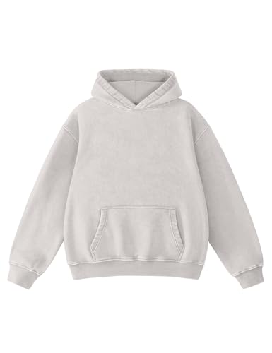 Image of Hatant Oversized Hoodie Sweatshirts for Men Couples Heavyweight Hoodies Pullover Vintage Mens Acid Wash Sweaters Clothes 2026