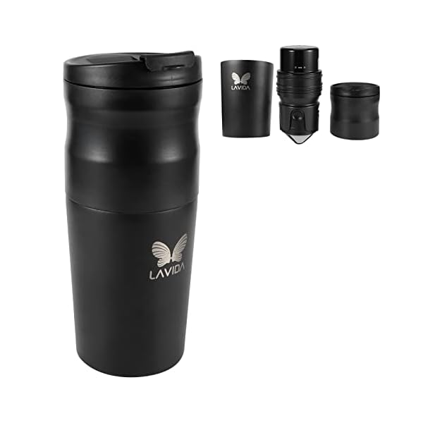 Ruiqas Elektrische Kaffeebohnenmühle mit USB-Kabel, Edelstahl Kaffeemühle Mini Küche Getreide Bohnenmühle Mahlmaschine – Bild 6