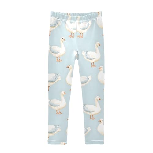 Geese Fat 1 Girls Leggings Athletic Pants Tights Stretch Bottom