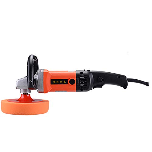 Roscloud@ 220V 1500W Car Waxing Machine Polishing Machine, High Power Super Large Radiator Detachable Handle Double Switch, Ergonomic Design Clean and efficient (color : ORANGE, Size : #1)