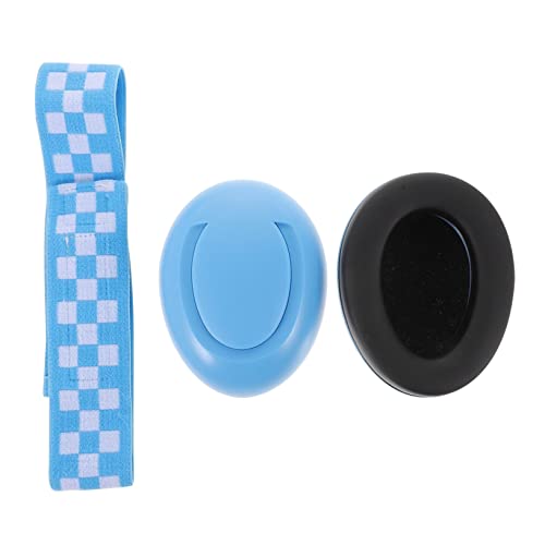 Hemoton 1 Set Noise Ear Muff Noise Reduction Ear Ear Muffs Noise Cancelling Ear Muffs Noise Protection Proof Headphones Sky-blue Sponge