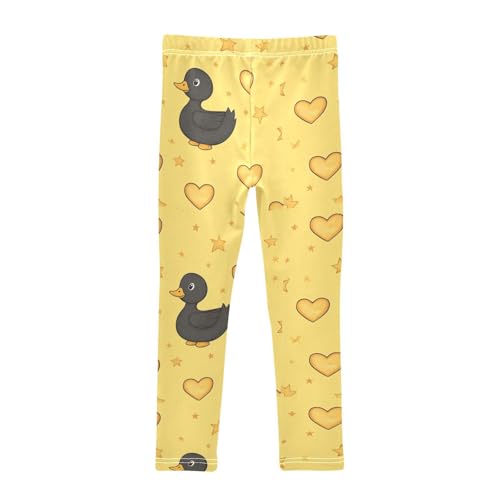 Girls Leggings Duck and Stars Toddler Girls Clothes Leggings for Girls Toddler Girls Leggings 3-4T2