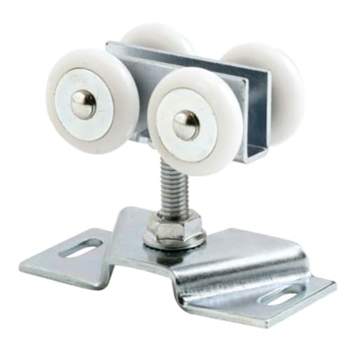 Rodillo de puerta para clóset CRL N7449 de nylon de 7/8", con soporte de acero estampado miniatura 1