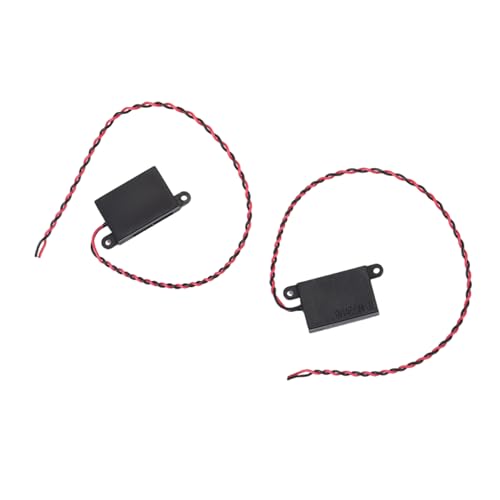 Limtula Altavoces de cavidad de emisión lateral, pantalla plana, reconocimiento facial, altavoces de transmisión de voz para el hogar, 8 ohm, 2 W, con terminales, cable, sonido portátil