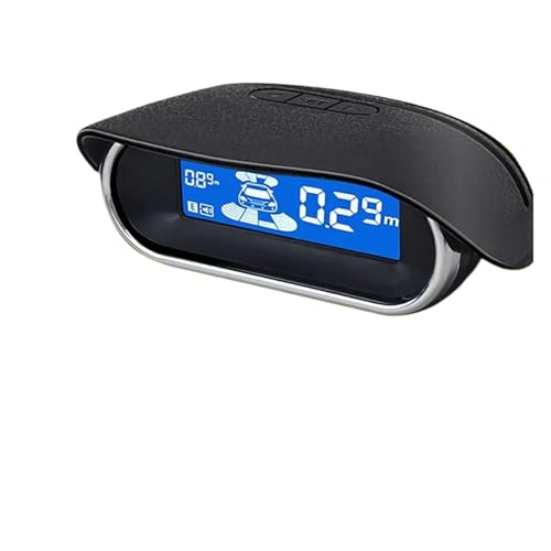 MAQETBZKL 16.5MM Flat Parking Sensor 8 Car Reversing Backup Radar Rear Detector Backing Assistance Kit(Black)