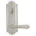 Emtek Products 8075ENUS3RH Keyed Leverset with Belmont Plate