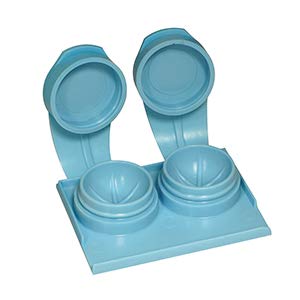 Miniatura 2 de Estuches planos para lentes de contacto con tapa plegable, surtidos (paquete de 100 unidades)