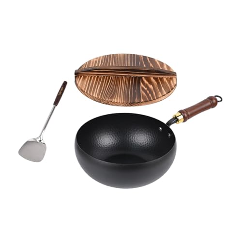 Wok antiadherente con gancho para colgar sin recubrimiento miniatura 6