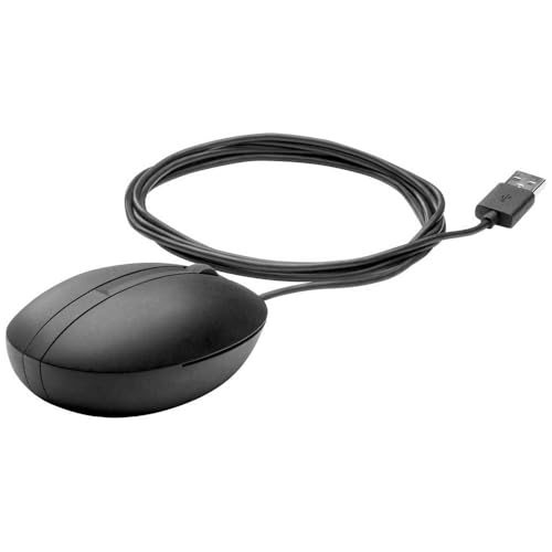 Ratón HP Wired Desktop 320M Mouse con sensor óptico de 1000 DPI y conexión USB 2