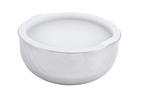 Bon Chef9317DI 6.37 in. dia. Diamond Collection Cold Wave Bowl with Cover44; 1 quart