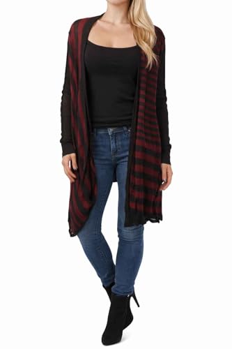 Diesel M-LIKO Maglia Doudoune Cardigan pour Femme (Noir/Rouge, S)