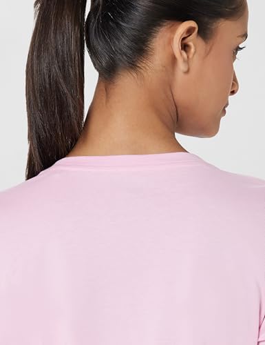 Image of Reebok Women's 100% Cotton Casual T-Shirt - Soft Breathable Slim Fit Half Sleeve Tee