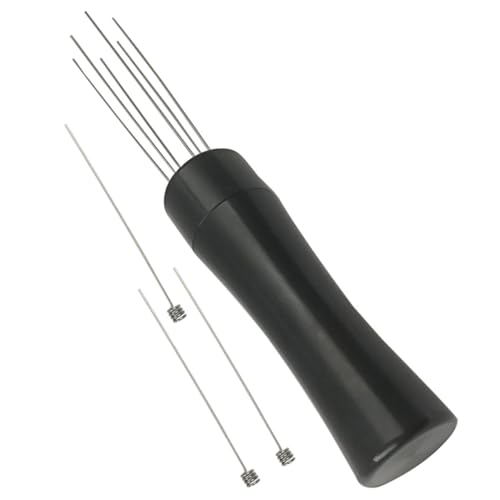 HOLIDYOYO 1set Espresso Coffee Distributor Tool Needle Type Tamper Stirring