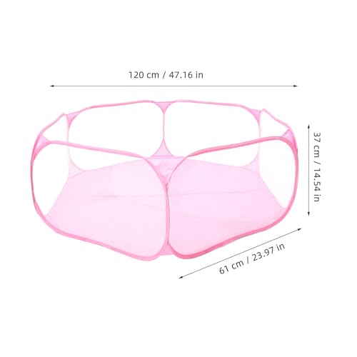 Parc pliable hexagonal sécurisé et portable pour lapins