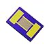 5PCS / 30 ?m Silicon Interdigitated Electrode MEMS Biosensor Capacitive Array 4mm*6mm*0.52mm
