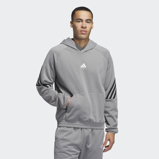 adidas Men's Select Foundation Fleece Basketball Hoodie2