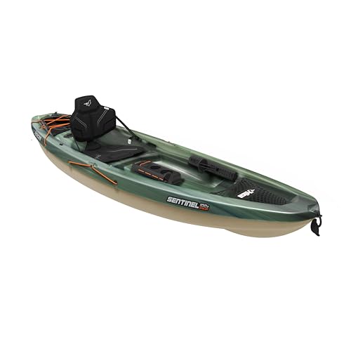 Pelican Sentinel 100X – Angler Sit on top Fishing Kayak – Lightweight – Ergolounge™ Seating System