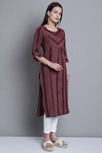 Image of Merira Women's Cotton Solid Regular Dress Shirt