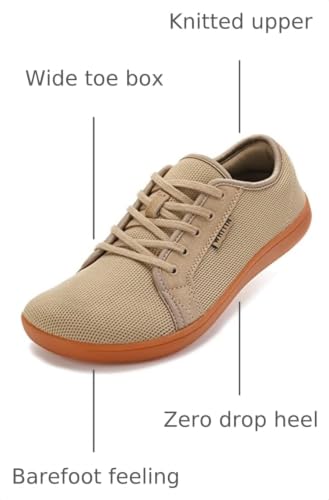 Image of WHITIN Women's Minimalist Barefoot Shoes | Zero Drop Sole | Wide Width Fashion Sneaker