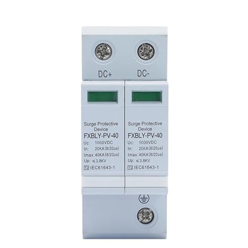 Parafoudre solaire 1000V 2P évite les pannes photovoltaïques de maison